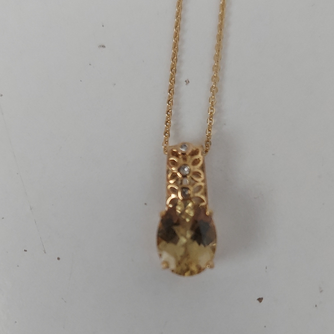 D'joy Yellow Apatite Necklace